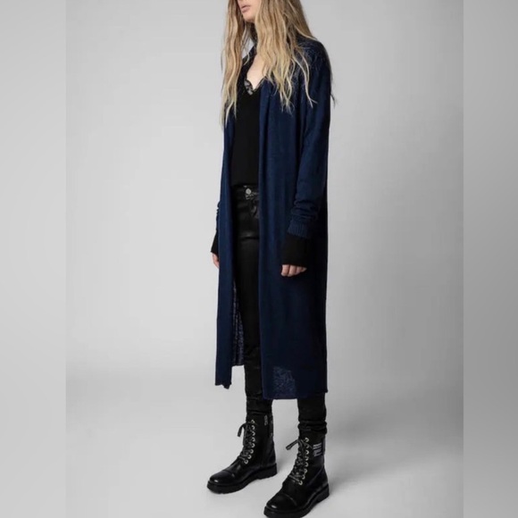 Zadig & Voltaire Rona Cashmere Cardigan - Picture 3 of 4